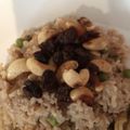 sachinchan's cooksnap of when they made カシューナッツとレーズンのピラフ.