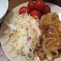 nishi8's cooksnap of when they made 漬け込み不要！お肉やわらか豚肉生姜焼き.