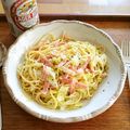 がりさん's cooksnap of when they made キャベツとショルダーベーコンのパスタ.