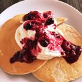いつも食べてたい's cooksnap of when they made 朝食にもおやつにも！ベリーパンケーキ.