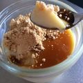 まこ1107's cooksnap of when they made 黒蜜きなこの豆乳プリン.