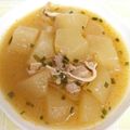 アズーロコンパクト's cooksnap of when they made 圧力鍋で☆冬瓜と鶏肉のねぎみそ煮.