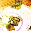 マナとエミ's cooksnap of when they made イワシの明太チーズ春巻き.