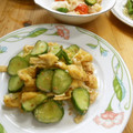 しのばぁたん's cooksnap of when they made きゅうりと薄上げのごまマヨ和え.