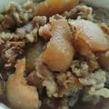 クックるん☆戦隊's cooksnap of when they made ♪牛肉とこんにゃくの煮物♪.