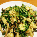 おはやて's cooksnap of when they made 豆苗と玉子の塩昆布炒め☆.