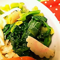 ユーロン's cooksnap of when they made 簡単☆うちのほうれん草のわさび醤油和え.