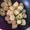 クックZ8J4H4☆'s cooksnap of when they made 豚肉とズッキーニのペペロンチーノ風炒め♡.