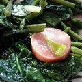 手作り★ママ's cooksnap of when they made 空心菜炒め.