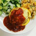 milkみー's cooksnap of when they made ズッキーニの肉詰め.