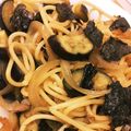 おそよちん's cooksnap of when they made 豚肉とナスの生姜醤油スパゲッティ.