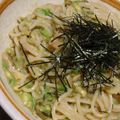 iketa's cooksnap of when they made 簡単！アボカド＆めかぶのとろとろパスタ♪.