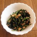 bibichann's cooksnap of when they made ほうれん草ツナマヨ炒め.