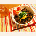 クック34UBZ4☆'s cooksnap of when they made 丼にも！茄子とそぼろの甘辛とろとろ炒め♪.