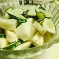 ゆなん♡ひとんマミー's cooksnap of when they made 簡単‼カブとキュウリのサラダ.