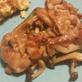 WAKAWAKA☆'s cooksnap of when they made 豚肉とオクラとエリンギのゆず胡椒炒め.