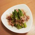 シナモシナモ's cooksnap of when they made ＊アスパラの茹で方～お浸し＊.