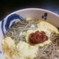 ぼっちめしのにじょ's cooksnap of when they made 梅かきたまそば.
