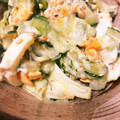umicha's cooksnap of when they made きゅうりとゆで卵のごまサラダ.