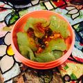 クックBNQ5PD☆'s cooksnap of when they made お刺身こんにゃく　韓国風.