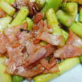 ゆんのぉぉぉ's cooksnap of when they made アスパラとハムのマヨネーズ炒め.