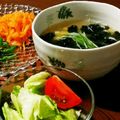 cocoりえ's cooksnap of when they made ☆残り野菜と海苔のスープ☆.