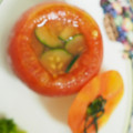 れーちゃん11♪'s cooksnap of when they made 簡単！トマトとオクラのコンソメゼリー♡.