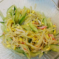 ちっちにゃん☆'s cooksnap of when they made 簡単♪もやしときゅうりの中華サラダ.