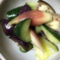 クック1Y5T58☆'s cooksnap of when they made 茄子の浅漬け（茄子と胡瓜の辛子漬け）.