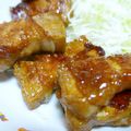 samezame's cooksnap of when they made 旦那さん大満足″冷凍豆腐と豚コマの甘辛煮.