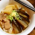 tabi_chan's cooksnap of when they made 母の味！素麺と南瓜、茄子、豚肉の煮物.