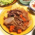 behoney85's cooksnap of when they made レンジで時短☆肉じゃがゴボウ.