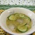 赤い電話's cooksnap of when they made 冷たいお味噌汁.