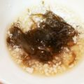 ﾊﾟｲﾅﾎﾟｰ's cooksnap of when they made 超簡単♪美味いよ！もずくのお味噌汁♪.