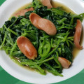 えみーやた's cooksnap of when they made ほうれん草とウィンナー☆めんつゆ炒め.