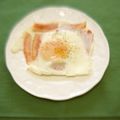 *ひろみ*'s cooksnap of when they made 食べやすい&黄味が真ん中！ベーコンエッグ.