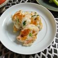 qyulove's cooksnap of when they made はんぺんの明太ふわふわ焼き.