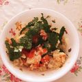 フラワー❀'s cooksnap of when they made おかわりしたくなる！豆腐と明太子の丼.