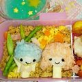 Beatrix388's cooksnap of when they made キャラ弁☆七夕笹飾り・お星様.