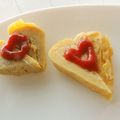 あゆみゆりらん's cooksnap of when they made ♡ハート＆キューブ♡卵焼きｄｅキャラ弁.