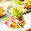 noamanma's cooksnap of when they made ★超簡単！水菜の生ハム巻き★.