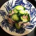 ☆ちゅうたん☆'s cooksnap of when they made キュウリとカニかまの酢のもの.