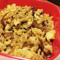 TaytNeyy's cooksnap of when they made 春休みのお昼ご飯に♪いかなごチャーハン☆.