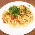 にゃんたろにゃん's cooksnap of when they made ひとりランチに♪トマトうどん♪.