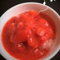 ルンルンクッキン's cooksnap of when they made 手作り☆苺のかき氷シロップ.