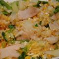 くっくのん's cooksnap of when they made セロリの葉っぱとベーコンの簡単チャーハン.