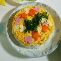 まくつぅ's cooksnap of when they made 簡単ちらし寿司ケーキ☆七夕に☆.