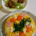 まくつぅ's cooksnap of when they made 簡単ちらし寿司ケーキ☆七夕に☆.