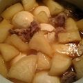 ミキテイ's cooksnap of when they made 牛スジ大根のこっくり煮.