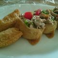 クックQ9GI2H☆'s cooksnap of when they made 簡単★豚肉とインゲンのオープンいなり寿司.